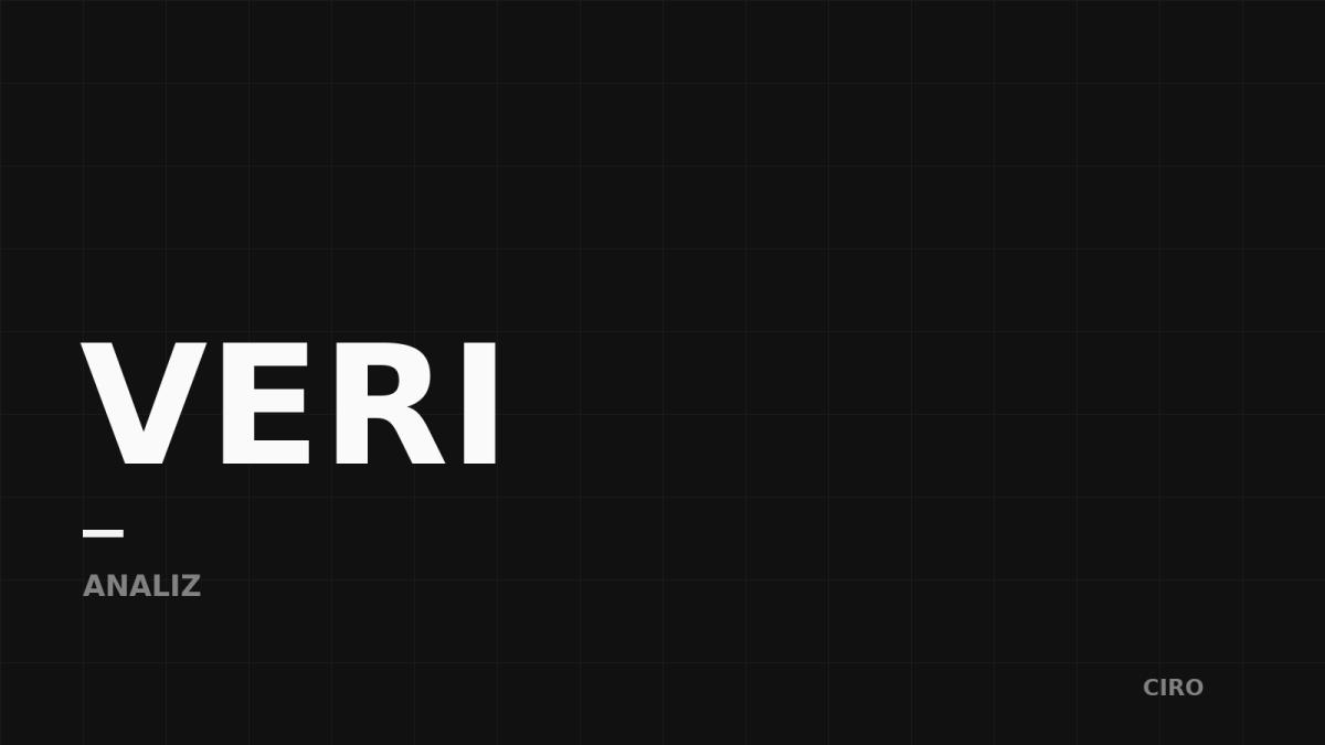 İş kurarken beş temel gösterge nasıl okunur?