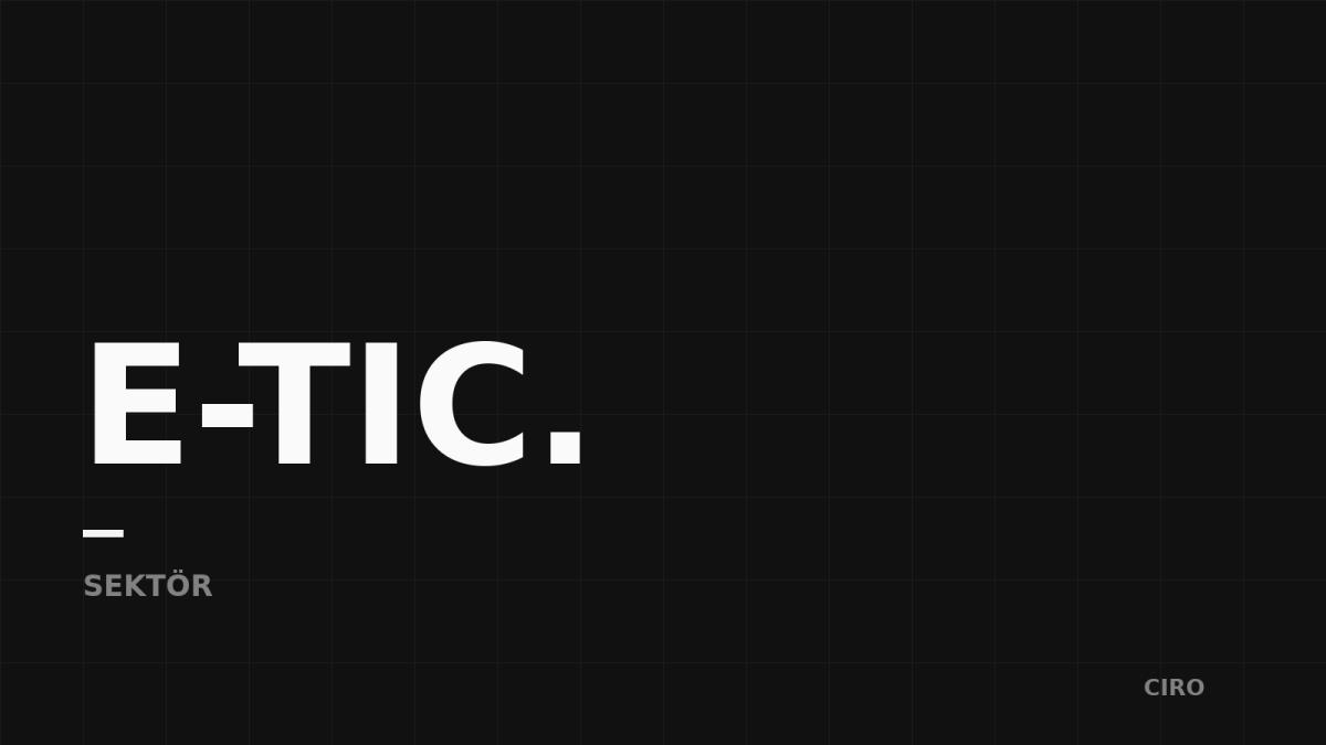 E-ticaret
